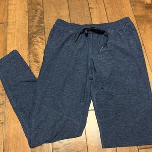 Outdoor voices cloud knit blue joggers